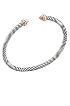 Cable Classics Bracelet, Sterling Silver & Morganite